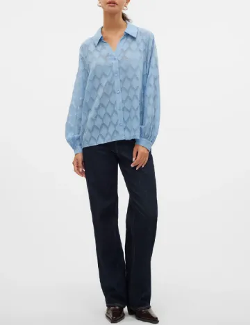 Camasa Vero Moda Curve, albastru