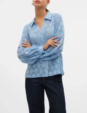 Camasa Vero Moda Curve, albastru