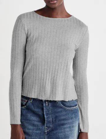 Bluza Pieces, gri