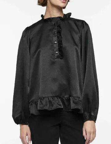 Bluza Pieces, negru