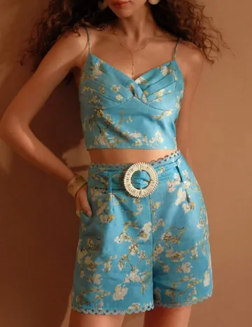 Pantaloni scurti MOTF, albastru Albastru