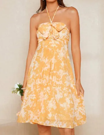 Rochie scurta SHEIN, galben