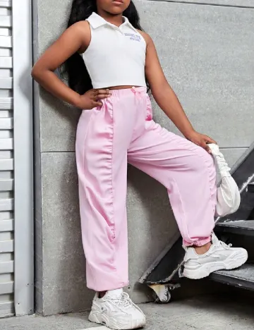 Pantaloni Shein Kids, roz