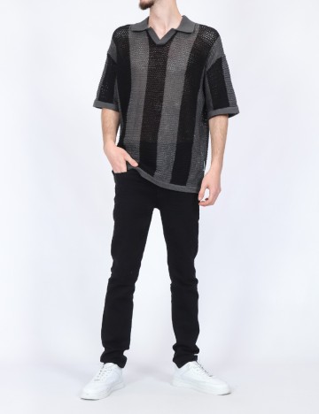 Bluza Jack&Jones, gri/negru