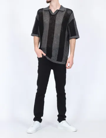 Bluza Jack&Jones, gri/negru