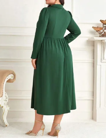 Rochie medie SHEIN CURVE, verde
