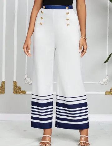 Pantaloni SHEIN, alb