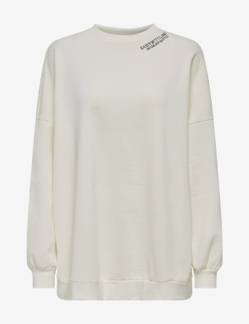 Bluza Oversize Only, crem