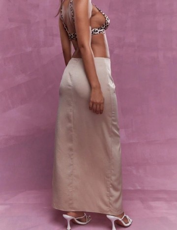 Fusta Missguided, crem
