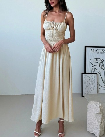 Rochie lunga SHEIN, bej
