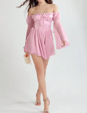 Rochie scurta SHEIN, roz