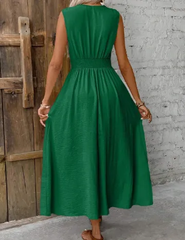 Rochie lunga SHEIN, verde Verde