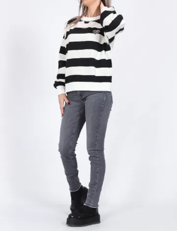 Bluza Only, alb/negru