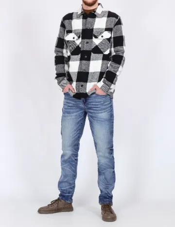 Jacheta Jack&Jones, alb/negru