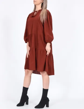 Rochie scurta Vero Moda, maro