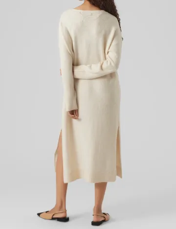 Rochie medie Vero Moda, crem