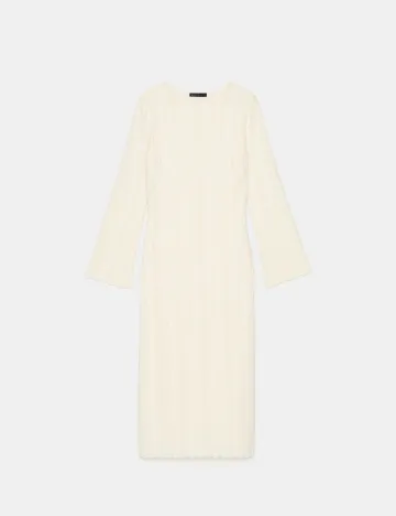 Rochie medie Mohito, crem
