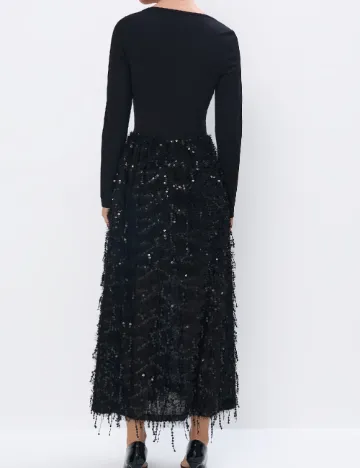 Rochie lunga Mohito, negru
