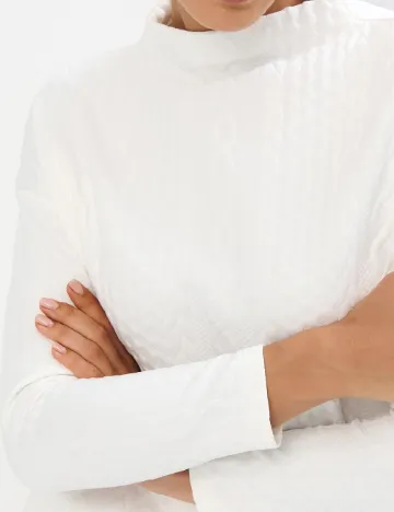 Rochie scurta Mohito, alb