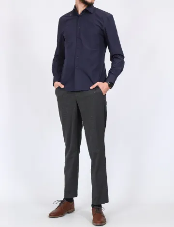 Pantaloni Jack&Jones, gri inchis