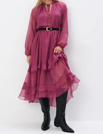 Rochie medie Mohito, roz