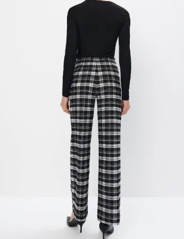 Pantaloni Mohito, alb/negru