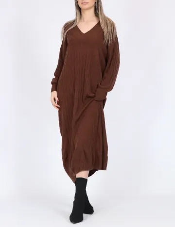 Rochie medie Vero Moda, maro
