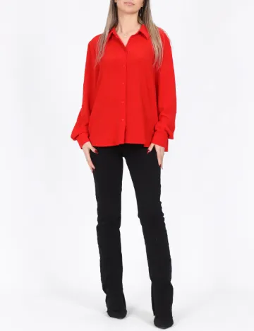 Camasa Vero Moda, rosu