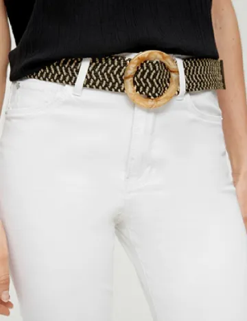 Curea s.Oliver, negru/crem Negru