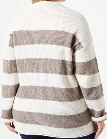Pulover Vero Moda, crem/maro
