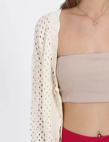 Cardigan Vero Moda, ecru