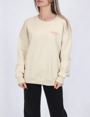 Bluza Oversize Only, crem