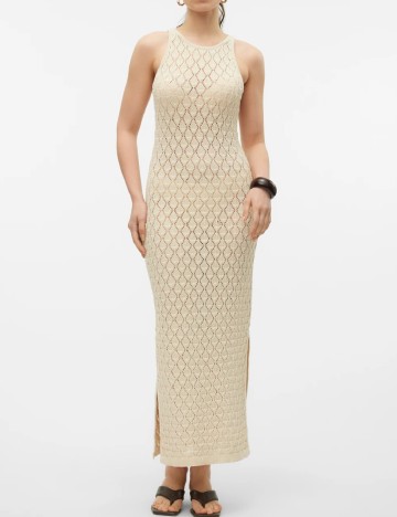 Rochie lunga Vero Moda, crem