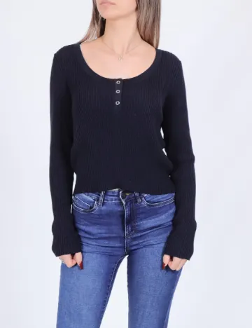 Bluza Jacqueline de Yong, bleumarin