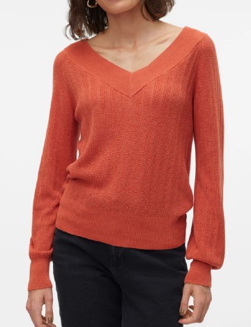Bluza Vero Moda, portocaliu