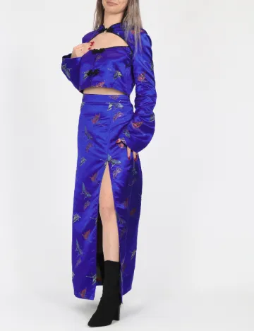 Fusta Vero Moda, albastru