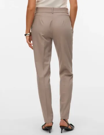 Pantaloni Vero Moda, maro deschis