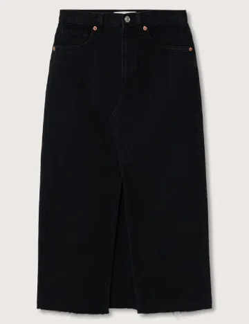 Fusta Mango Violeta, negru
