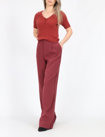 Pantaloni Only, visiniu