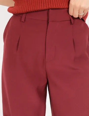 Pantaloni Only, visiniu