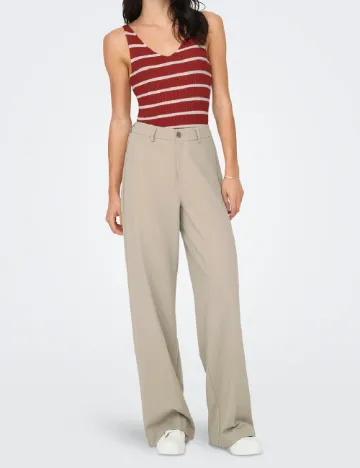 Pantaloni Only, crem