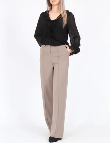 Pantaloni Jacqueline de Yong, gri