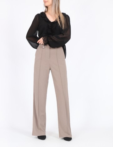 Pantaloni Jacqueline de Yong, gri