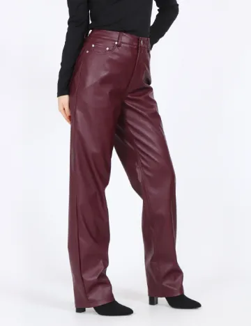 Pantaloni Only, visiniu