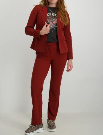 Pantaloni Vero Moda, caramiziu