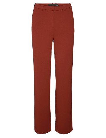 Pantaloni Vero Moda, caramiziu