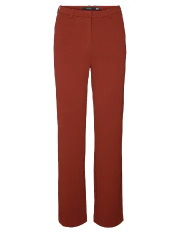 Pantaloni Vero Moda, caramiziu