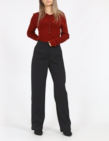 Pantaloni Jacqueline de Yong, negru