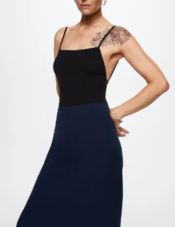 Fusta Mango, bleumarin inchis