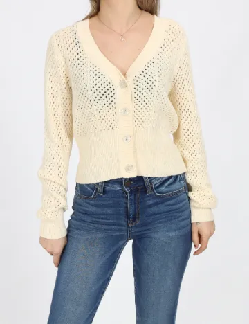 Cardigan Only, crem